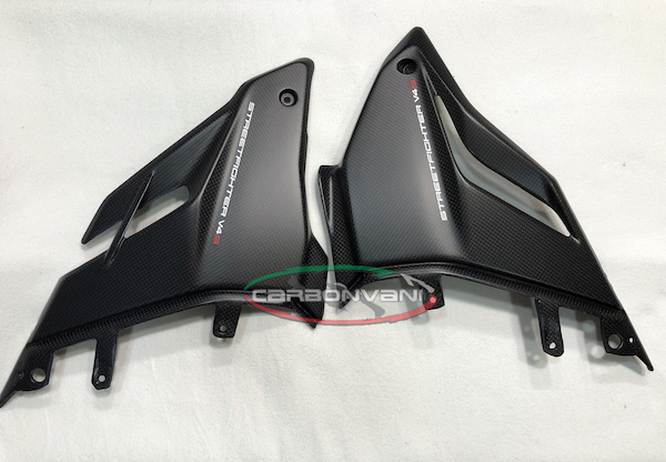 Carbonvani - Ducati Streetfighter V4 / S Carbon Fiber Belly Pan (2 piece) Carbonvani - Ducati Streetfighter V4 / S Carbon Fiber Belly Pan (2 piece)